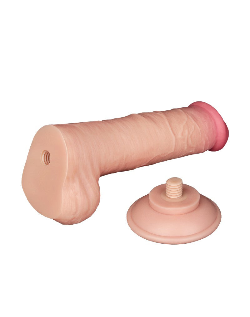 LoveToy - Glijdende Huid Dildo 20.8 cm (Ø 4 cm) - N