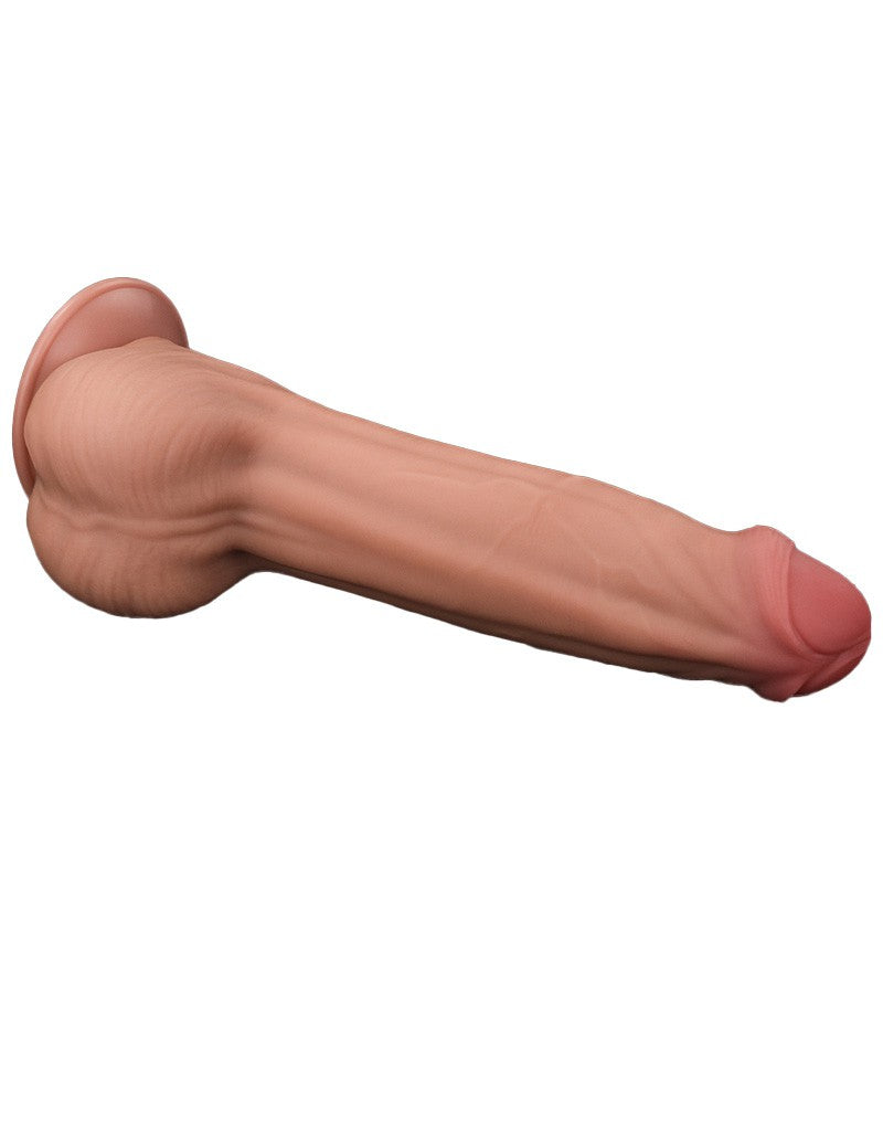 LoveToy - Sliding Skin Dildo 29 cm - Nude
