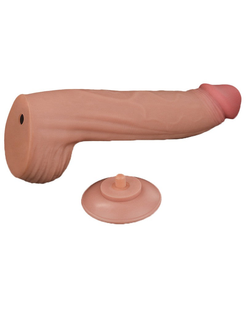 LoveToy - Sliding Skin Dildo 31 cm - Nude