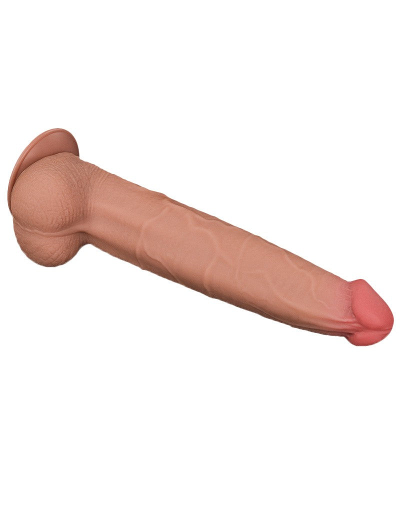 LoveToy - Sliding Skin Dildo 34 cm - Nude