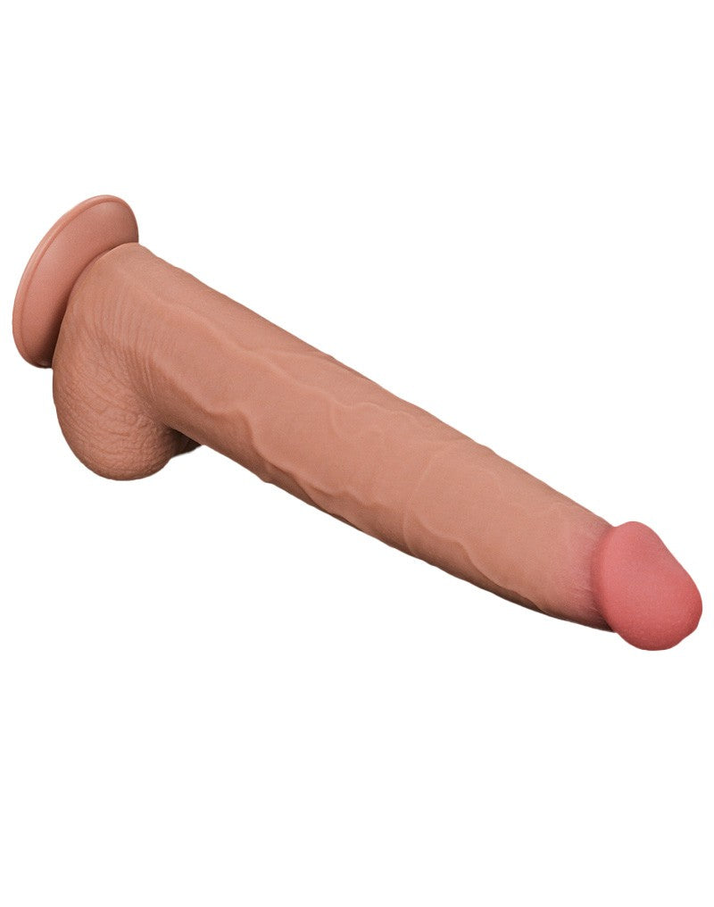 LoveToy - Sliding Skin Dildo 34 cm - Nude