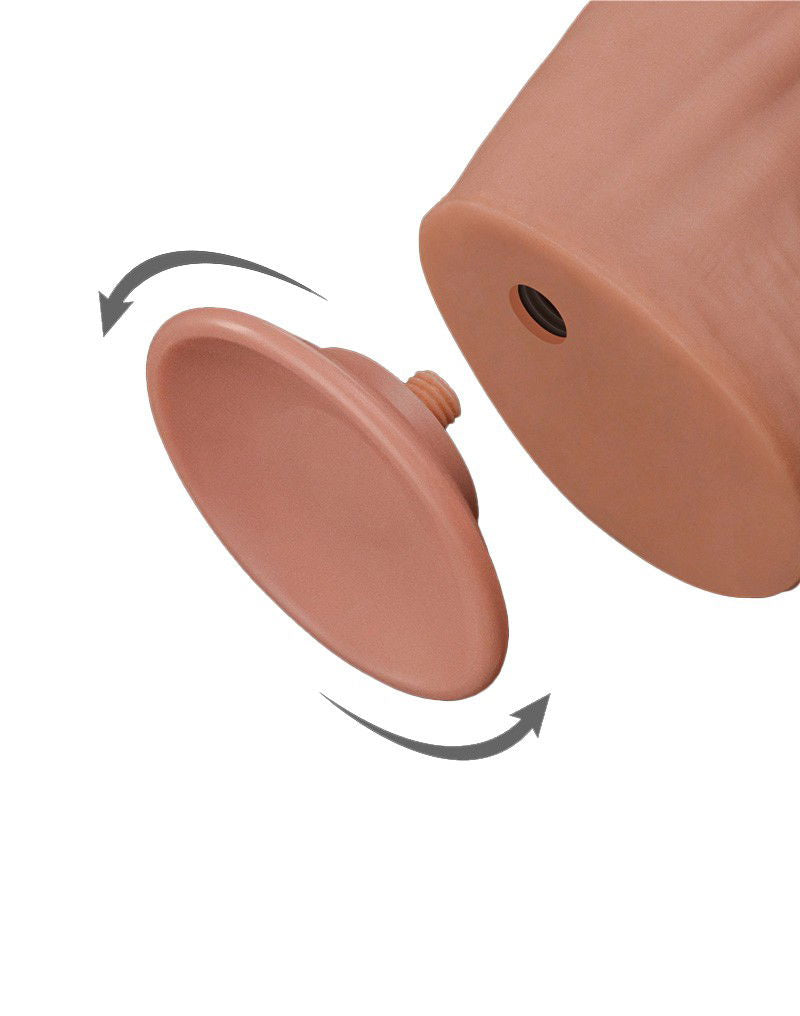 LoveToy - Sliding Skin Dildo 34 cm - Nude