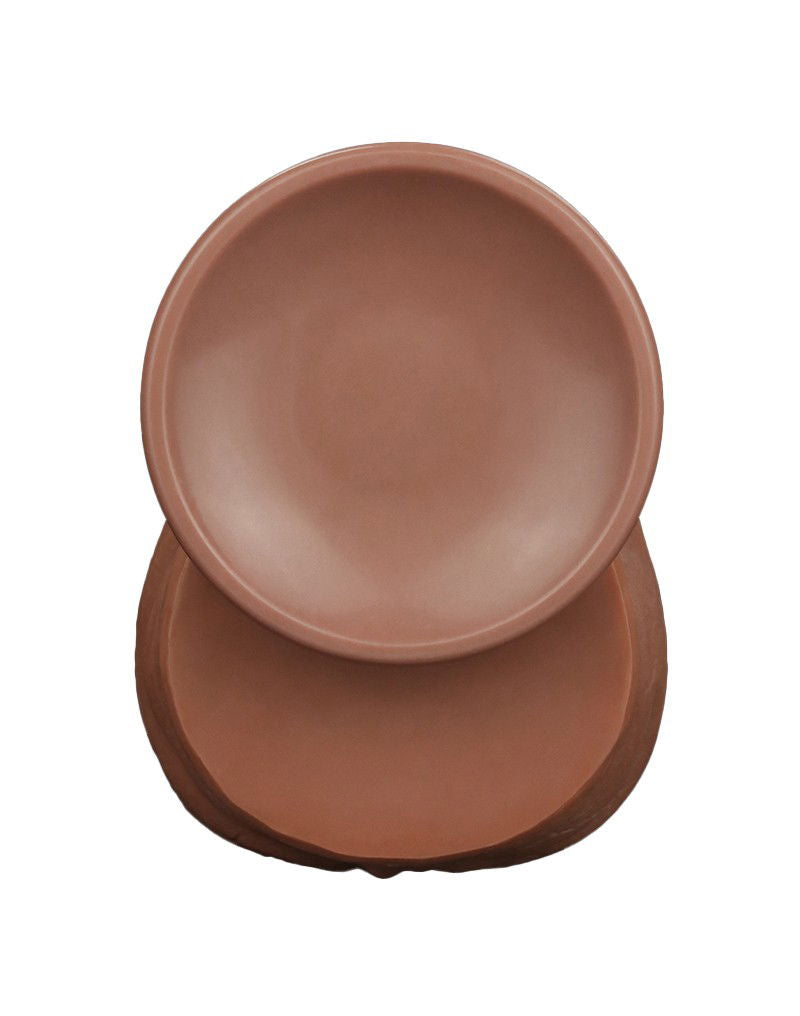 LoveToy - Sliding Skin Dildo 36 cm - Bruin