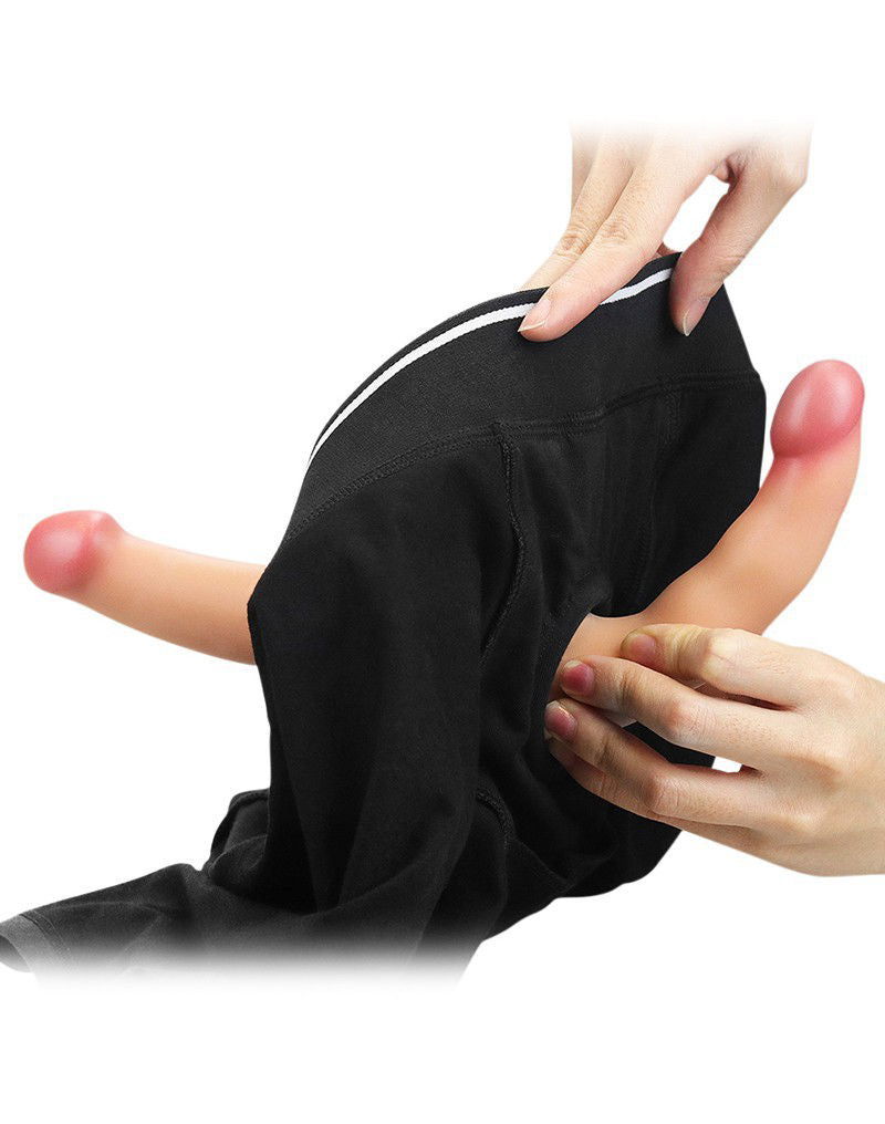 LoveToy - Unisex Strap-On Shorts Size S - Zwart