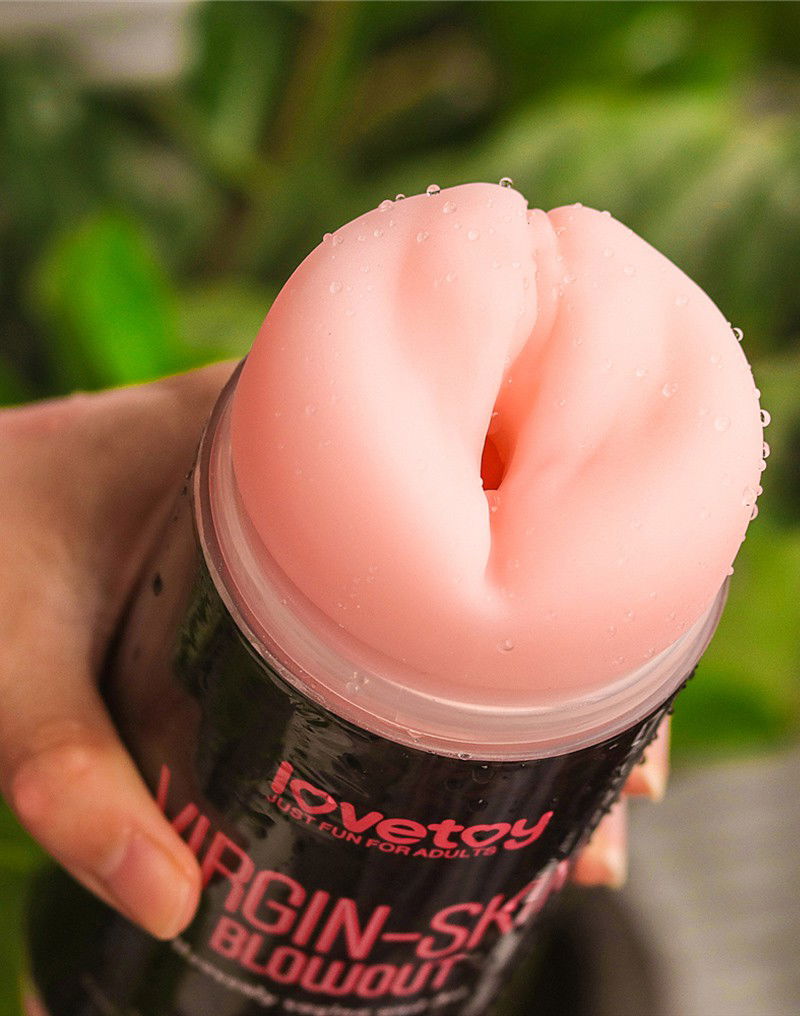 LoveToy - Virgin-Skin Blowout Double Side Stroker - Vagina and Ass