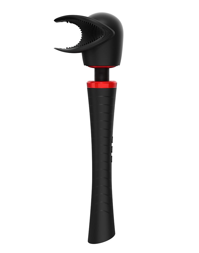 Man.Wand - Man.Wand Xtreme - Wand Vibrator met opzetstukken - Zwart