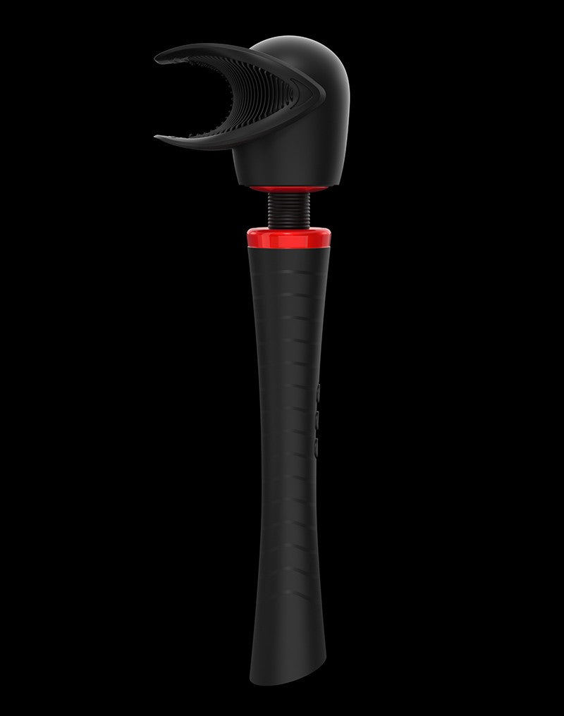 Man.Wand - Man.Wand Xtreme - Wand Vibrator met opzetstukken - Zwart