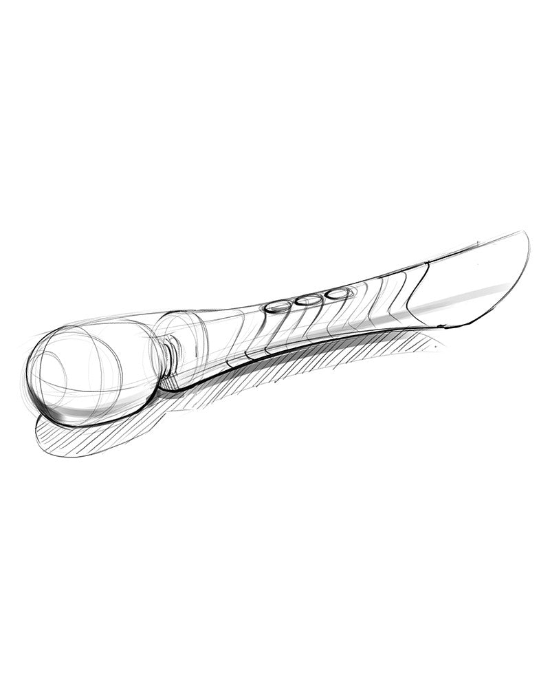 Man.Wand - Man.Wand Xtreme - Wand Vibrator met opzetstukken - Zwart