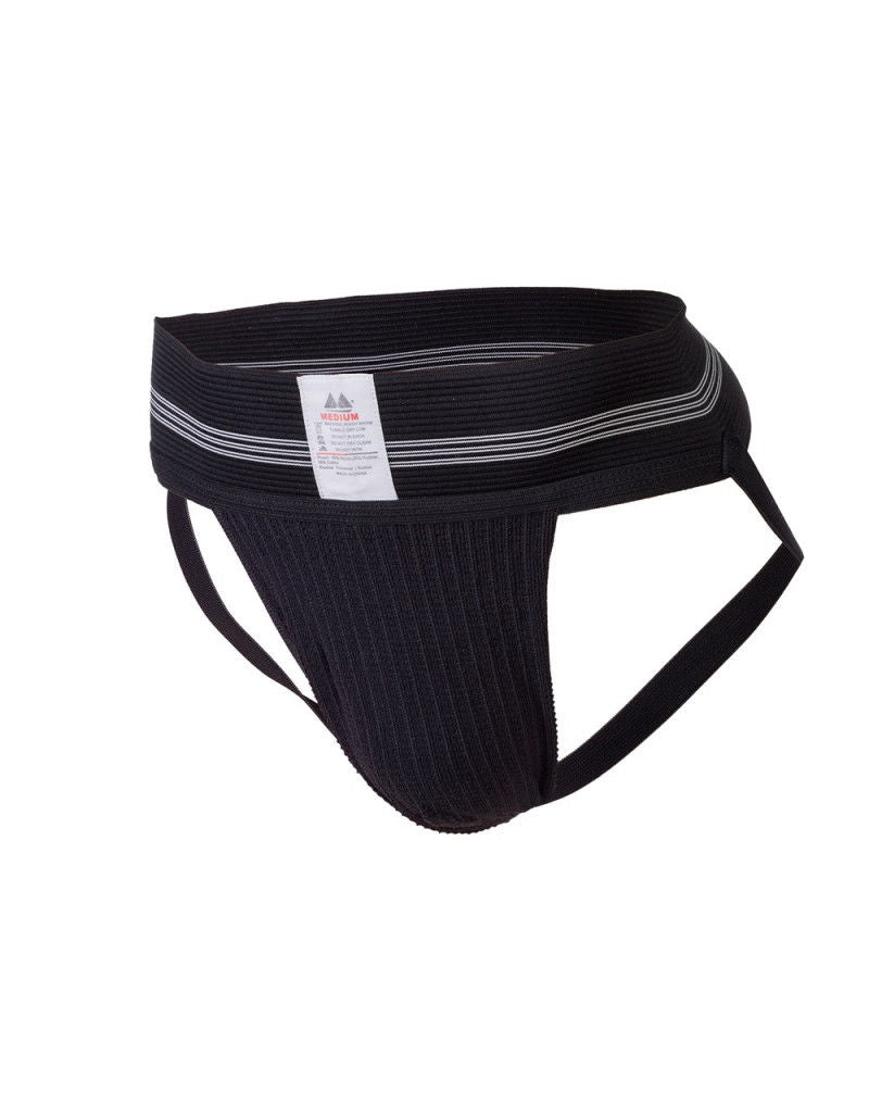 MM - Jockstrap - Zwart (7.5 cm / 3 inch)