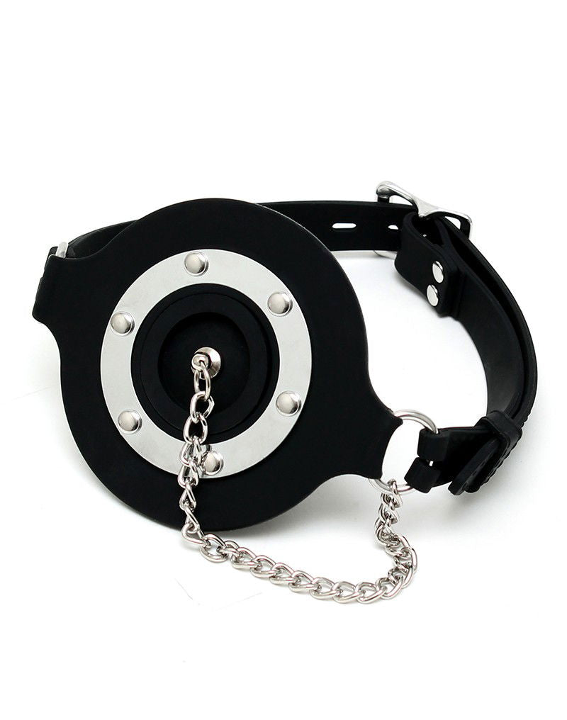 Mondknevel met opening en stop