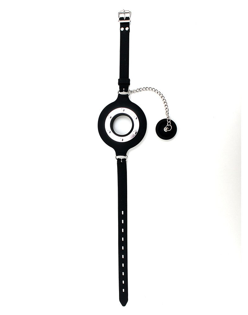 Mondknevel met opening en stop