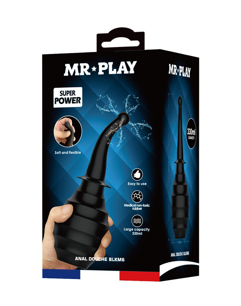 Mr. Play - Anaal Douche - BLKM6 - Zwart