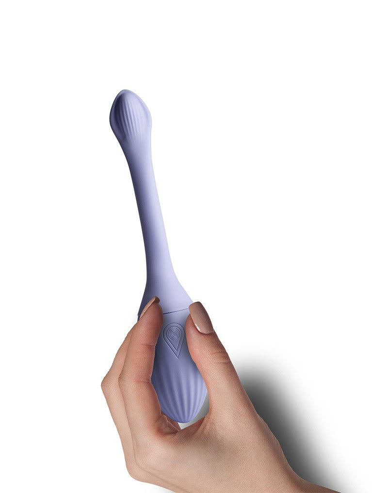 NIYA - NIYA 1 - Vibrerende Kegel Massager met Afstandsbediening - Lichtblauw