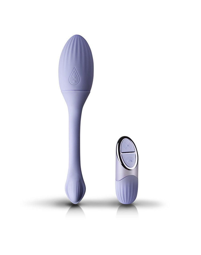 NIYA - NIYA 1 - Vibrerende Kegel Massager met Afstandsbediening - Lichtblauw