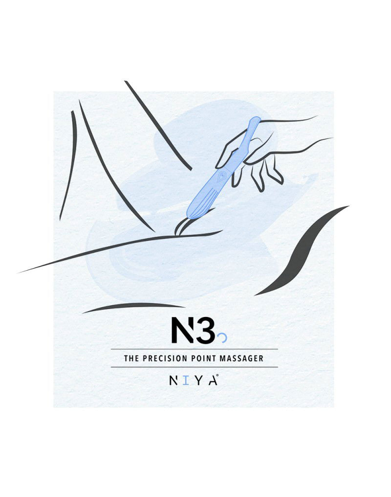 NIYA - NIYA 3 - Vinger Vibrator - Lichtblauw