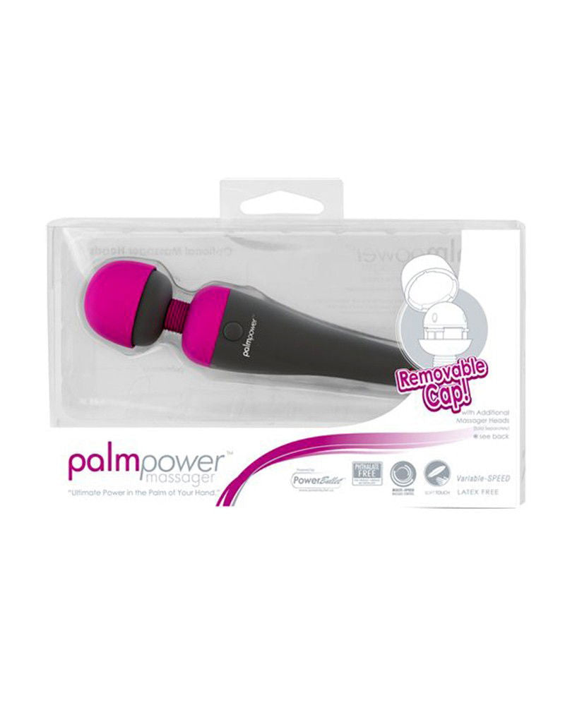 PalmPower - PalmPower Wand Massager - Grijs & Roze