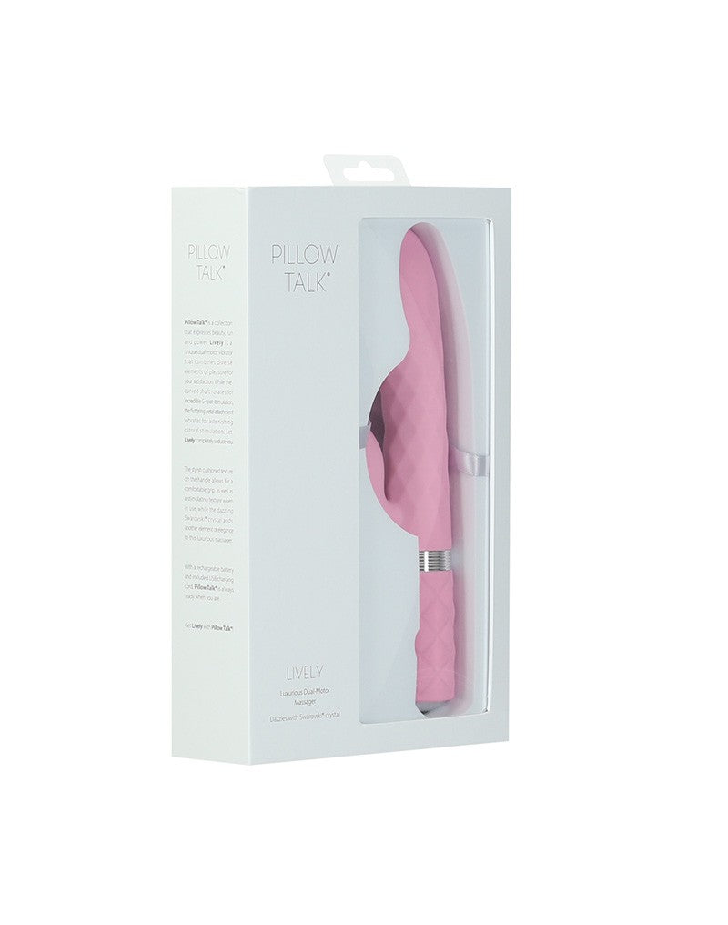 Pillow Talk - Lively - Rabbit Vibrator - Lichtroze