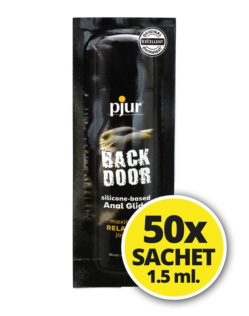 pjur - Back Door - Glijmiddel op siliconenbasis - 50 sachets van 1.5 ml
