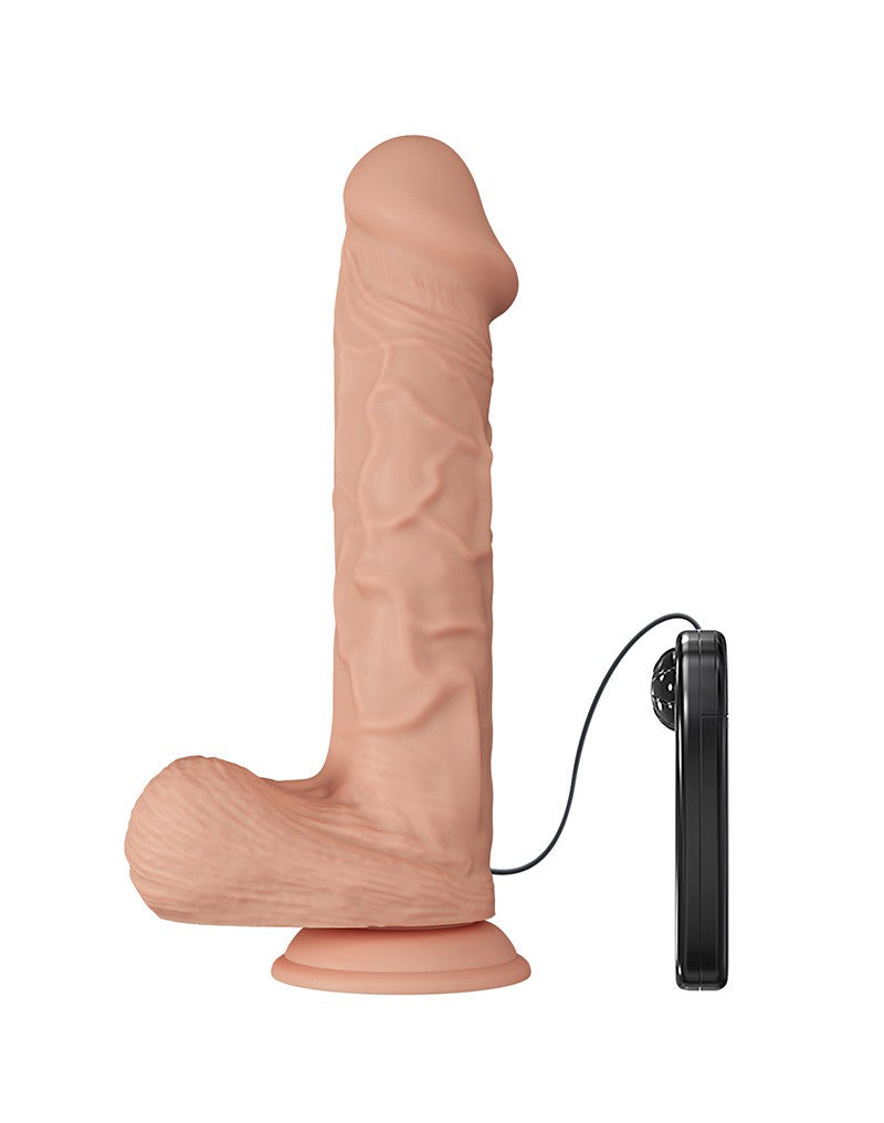 Pretty Love - Bergrisi - Realistische Vibrerende Dildo 26 cm - Nude
