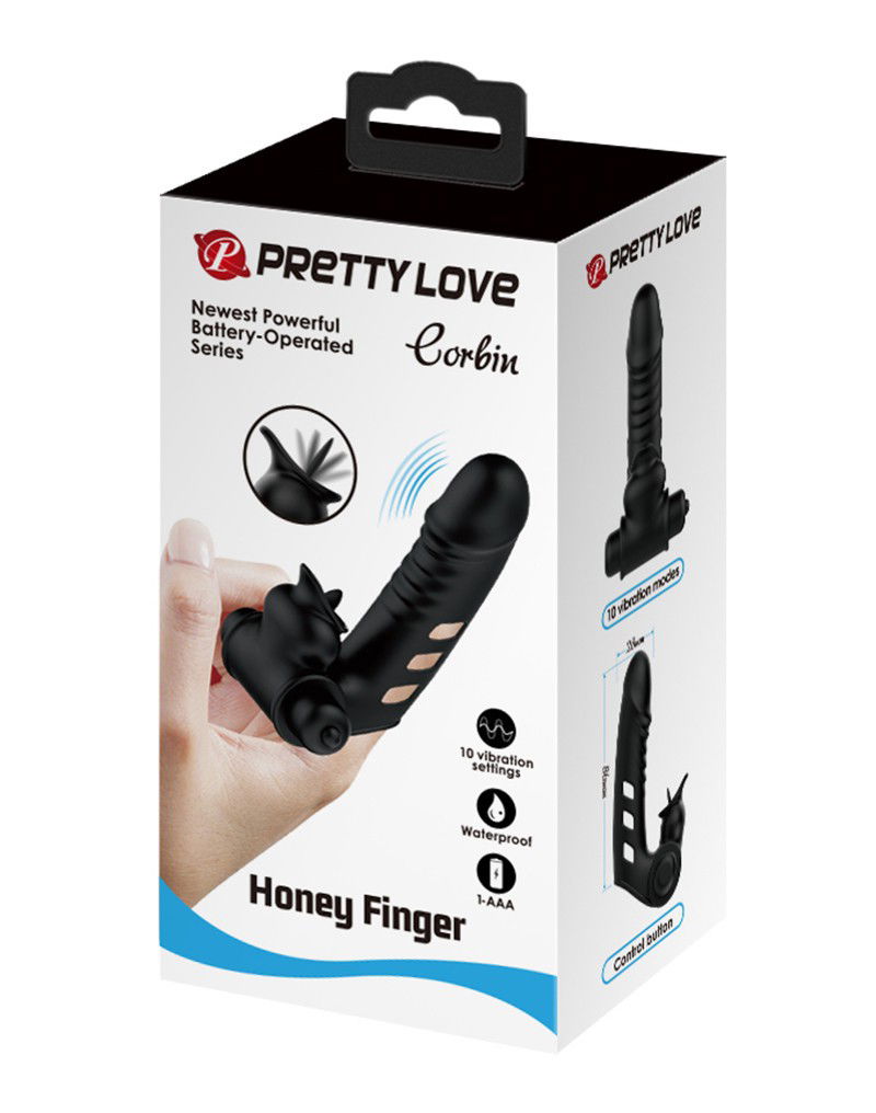 Pretty Love - Corbin - Vingervibrator - Zwart