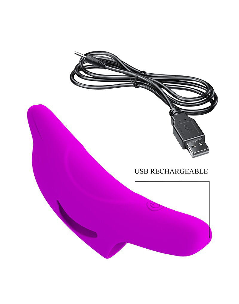 Pretty Love - Delphini - Vingervibrator - Paars