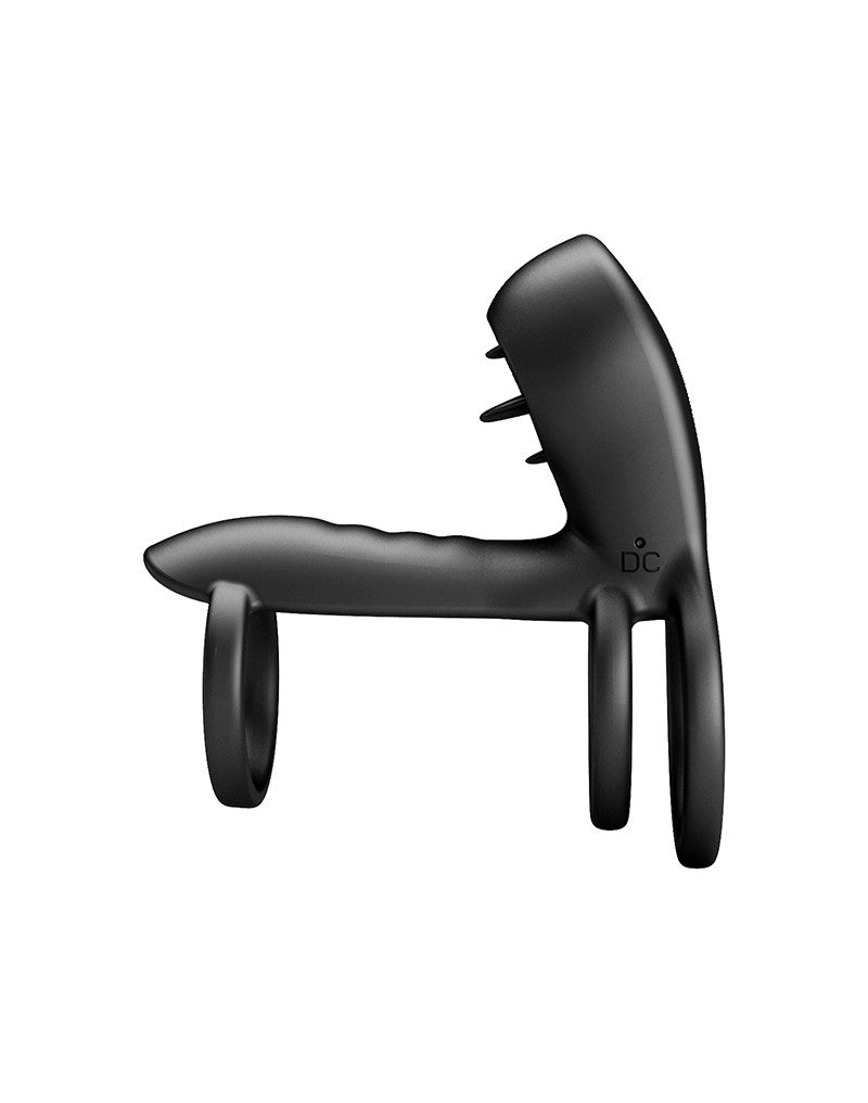 Pretty Love - Jammy - Cock Ring Vibrator met Clitoris Stimulator - Zwart