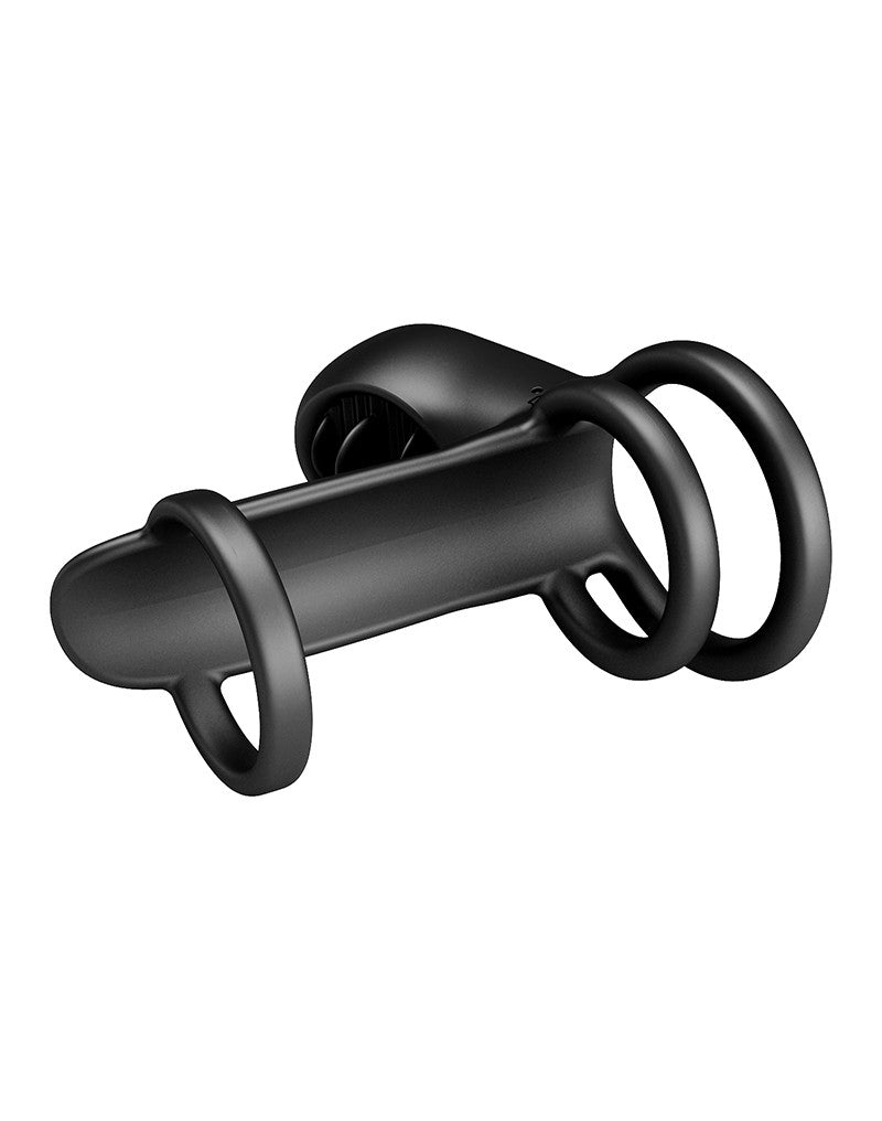 Pretty Love - Jammy - Cock Ring Vibrator met Clitoris Stimulator - Zwart