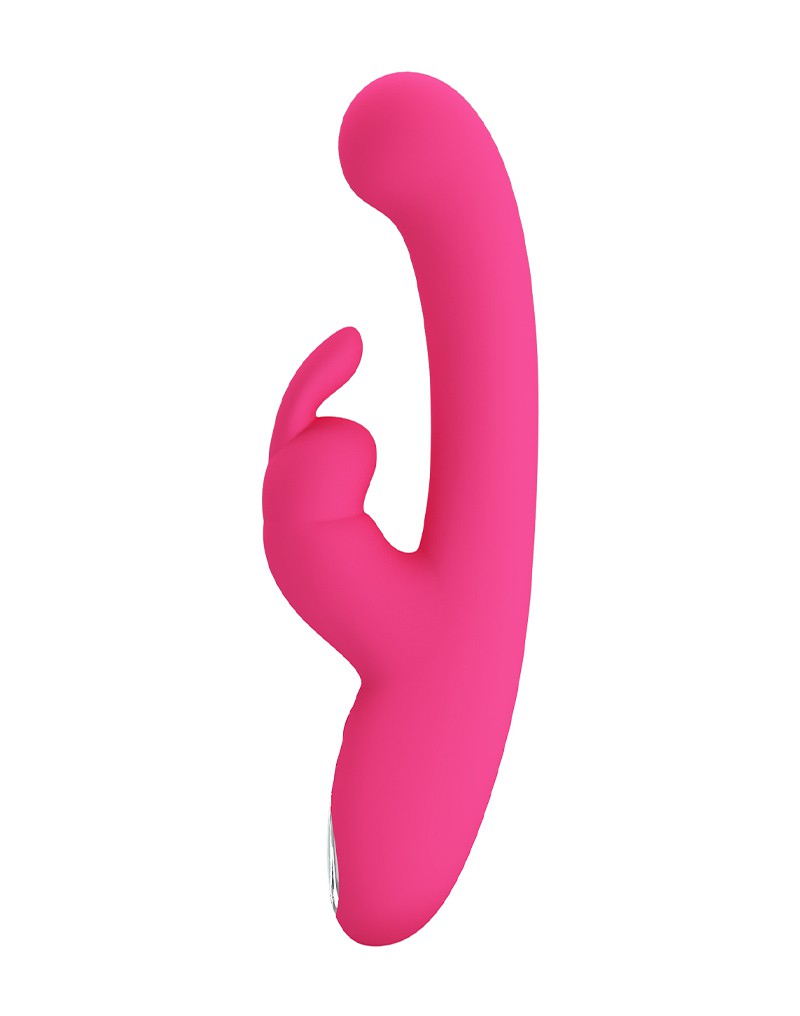 Pretty Love - Lamar - Rabbit Vibrator met Digitaal LED Display - Roze
