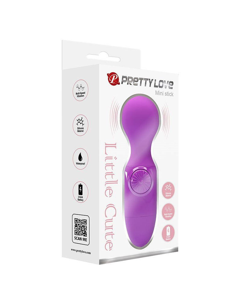 Pretty Love - Mini Stick - Mini Wand Vibrator - Paars