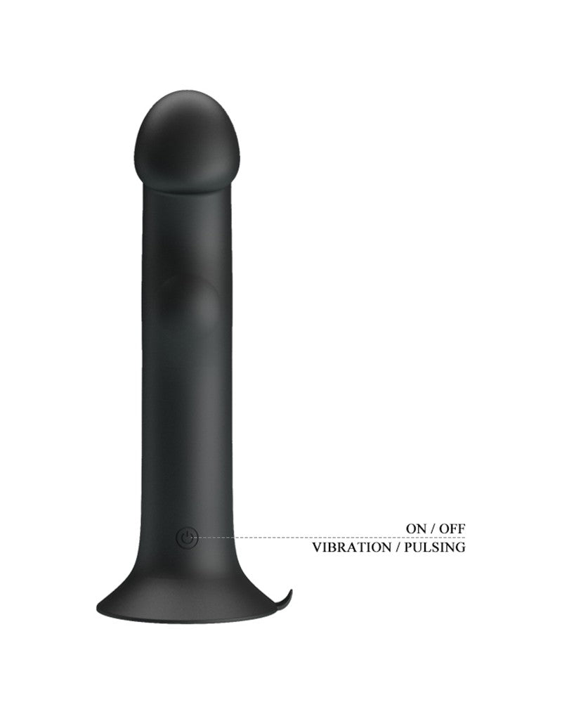 Pretty Love - Murray - Vibrerende Dildo 19 cm - Zwart