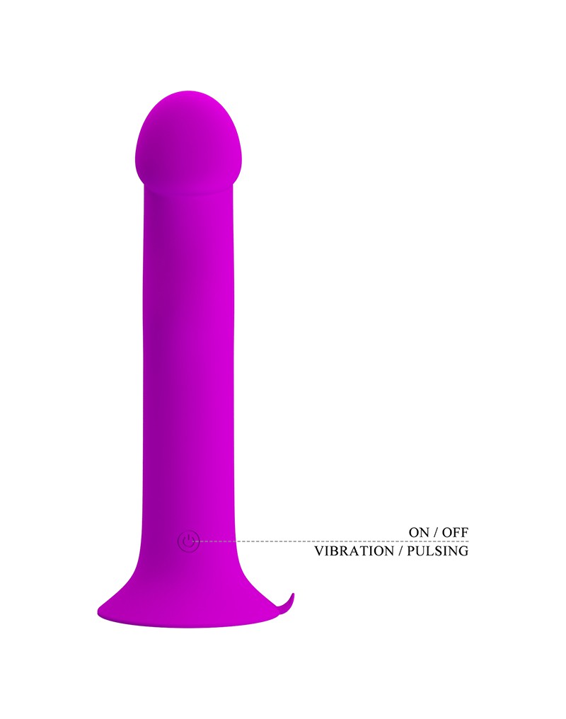 Pretty Love - Murray - Vibrerende Dildo 19 cm - Paars