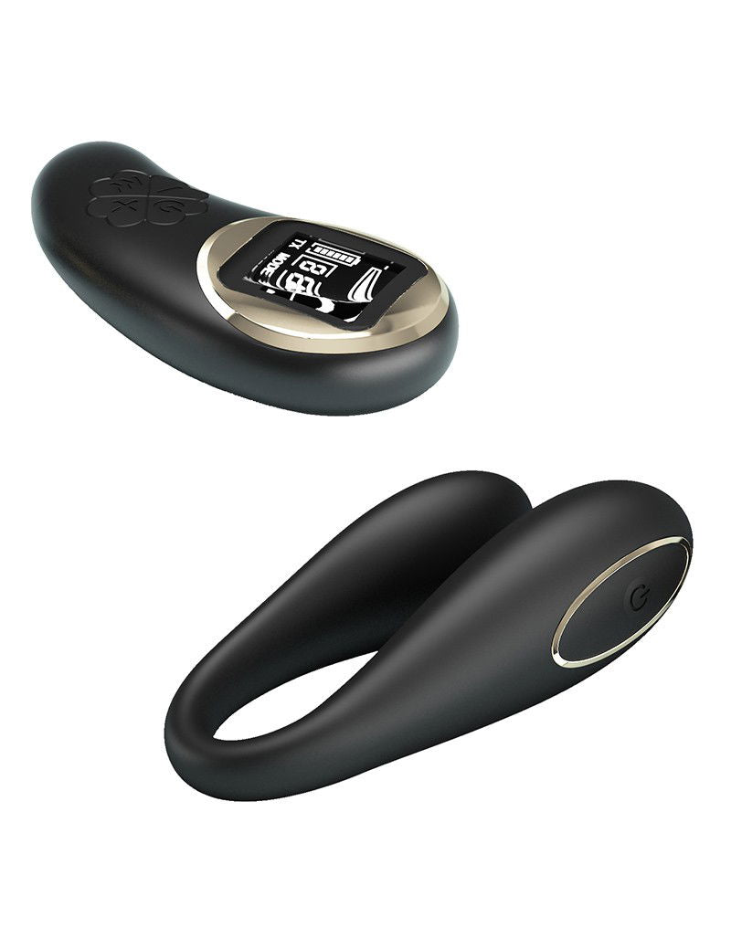 Pretty Love - Nathan - Koppel Vibrator  met afstandsbediening - Zwart