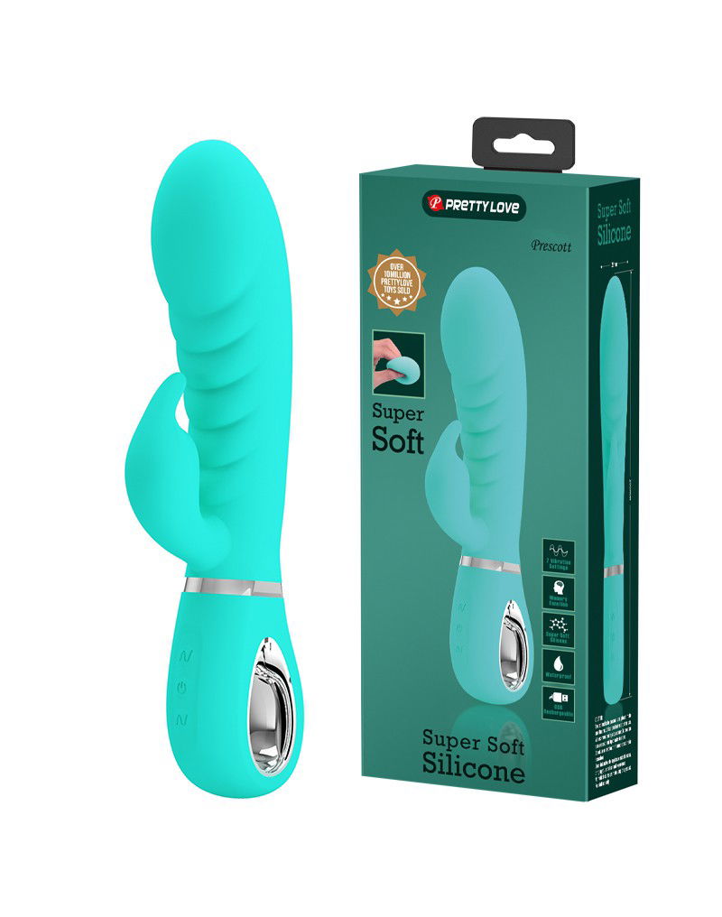 Pretty Love - Prescott - Rabbit Vibrator - Groen