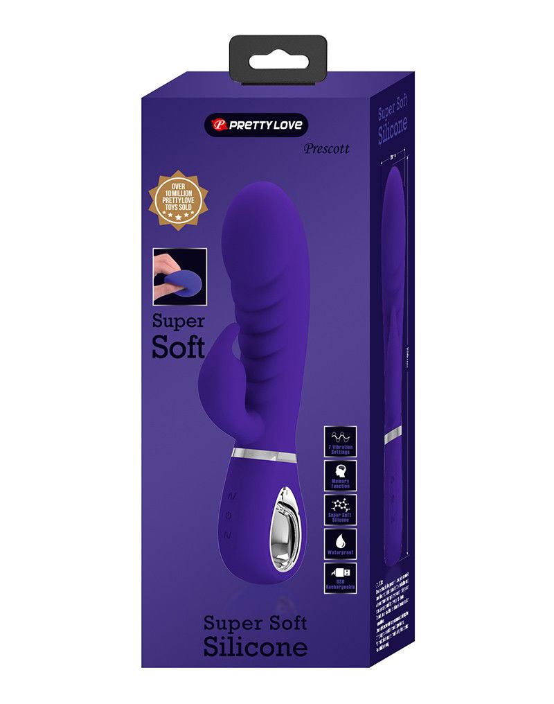 Pretty Love - Prescott - Rabbit Vibrator - Paars