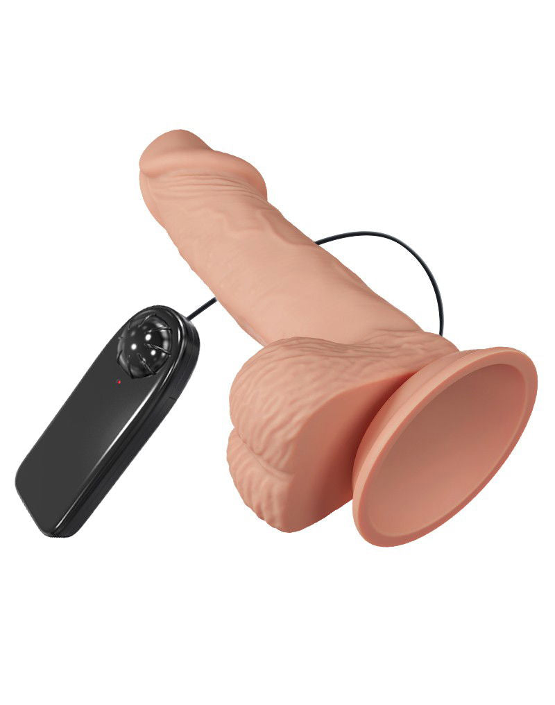 Pretty Love - Zebulon - Realistic Vibrating Dildo 19.4 cm - Nude