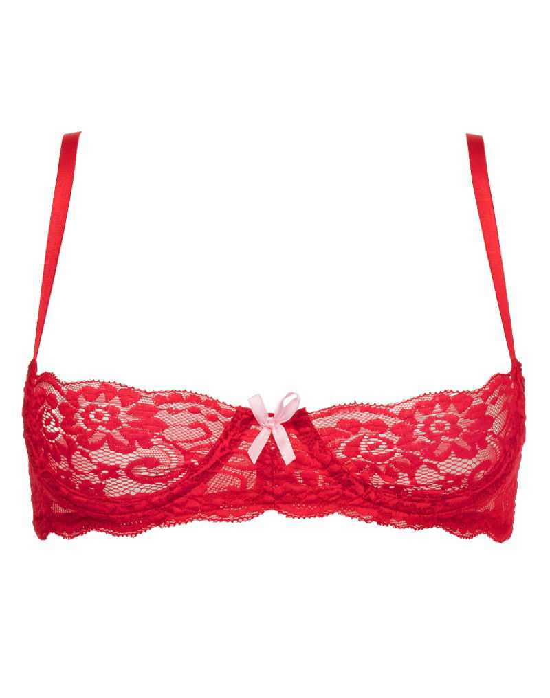Amorable by Rimba - 1/2 Cup BH - Rood
