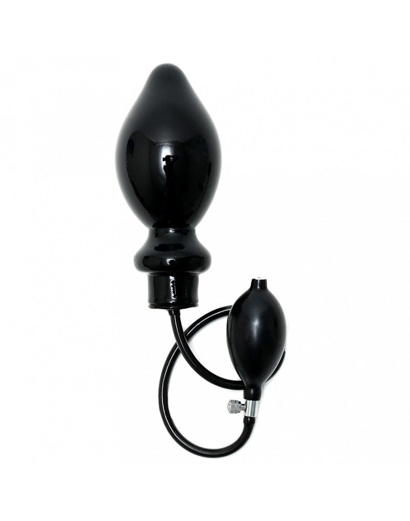 Rimba - Opblaasbare buttplug groot met massieve kern