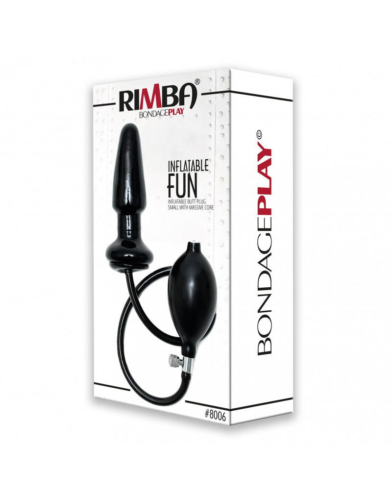 Rimba - Opblaasbare buttplug klein met massieve kern