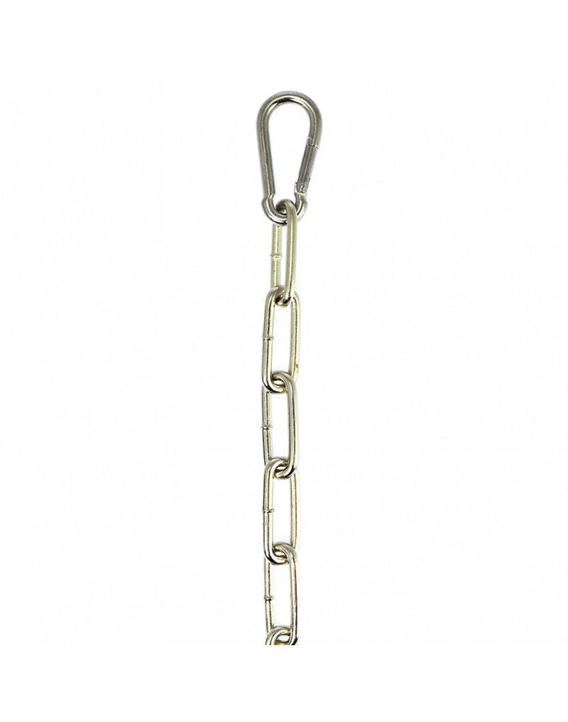 Rimba - Ketting, gelast met 2 karabijn haken 100 cm.