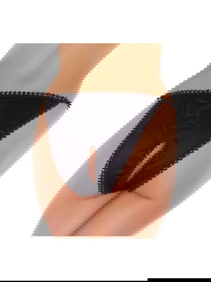 Amorable by Rimba - Open Tanga - One Size - Zwart