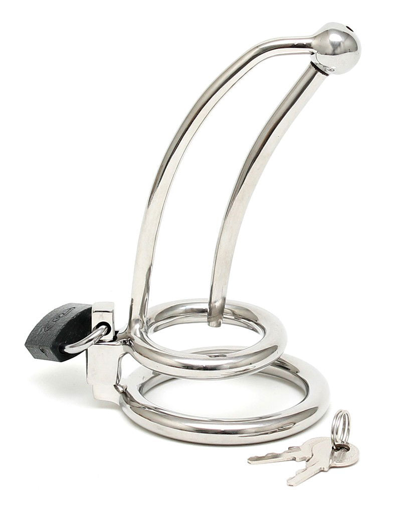 Rimba - Penis Chasisty with lock and curved Urethral tube