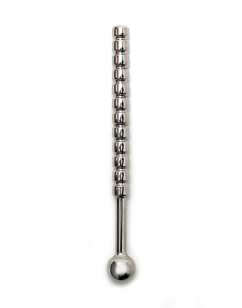 Rimba - Ribbed Urethral plug hollow Ø 10 mm