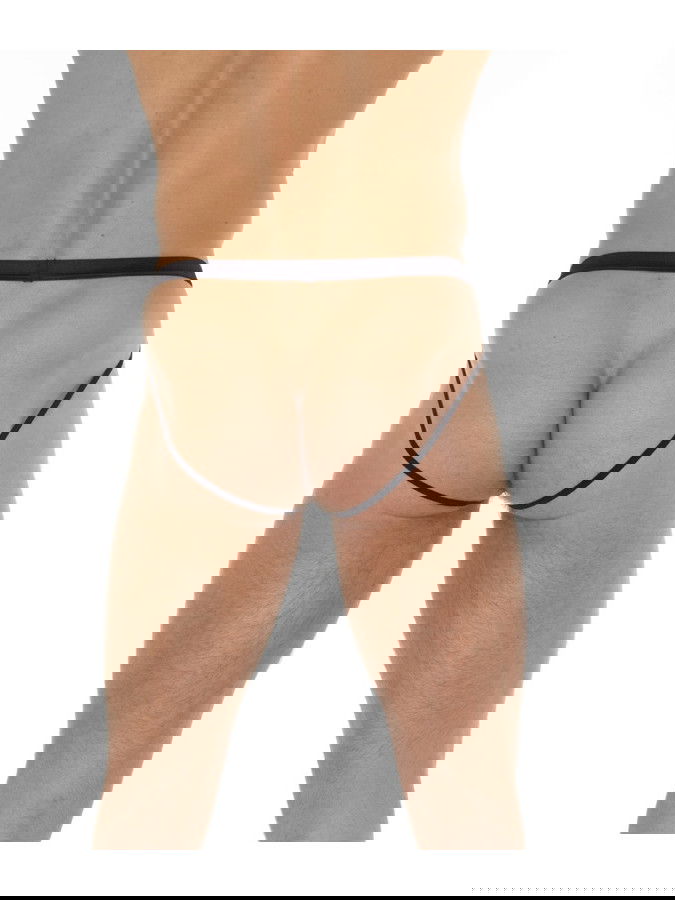 Amorable by Rimba - Doorzichtige jockstrap - One Size - Zwart