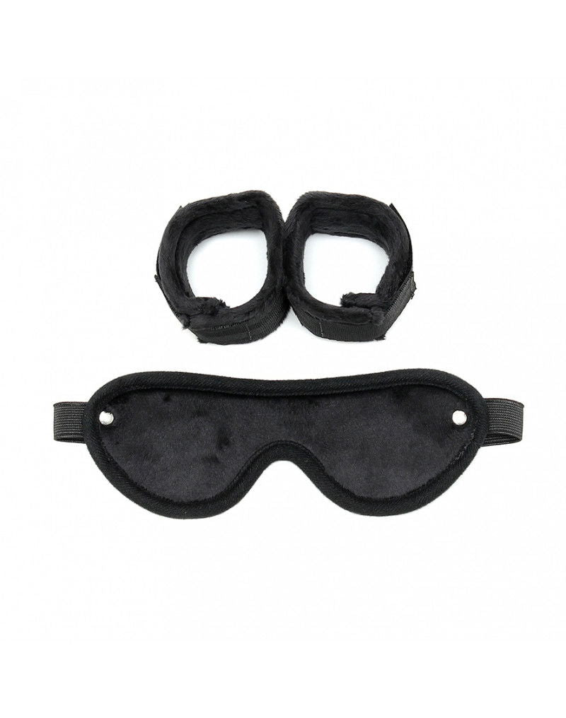 Rimba - Soft Bondage klitteband boeien met masker