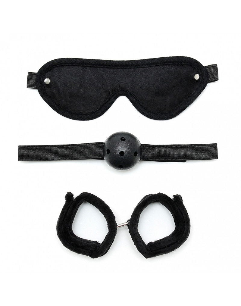 Rimba - Soft bondage set met klittenband (3-delig)