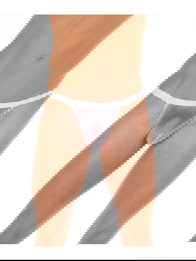 Amorable by Rimba - Doorzichtige string - One Size - Wit