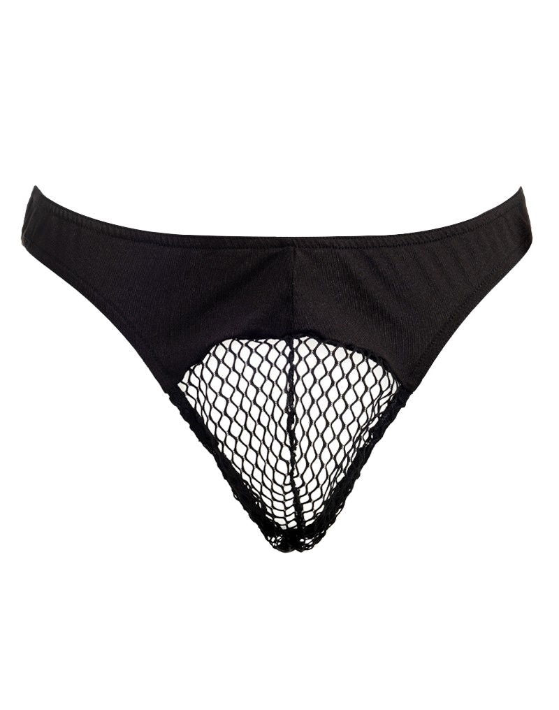 Amorable by Rimba - String met netstof - One Size - Zwart