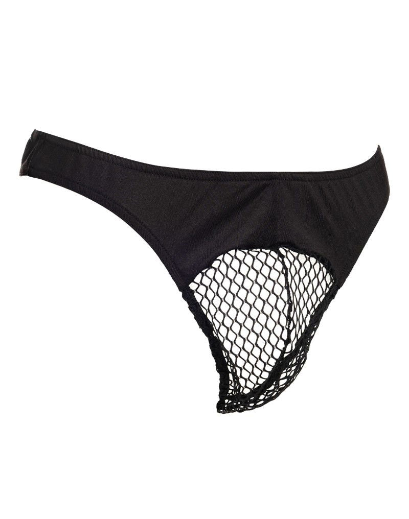 Amorable by Rimba - String met netstof - One Size - Zwart