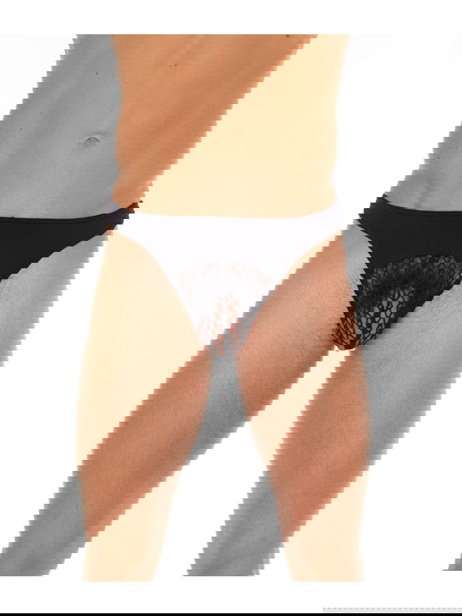 Amorable by Rimba - String met netstof - One Size - Zwart