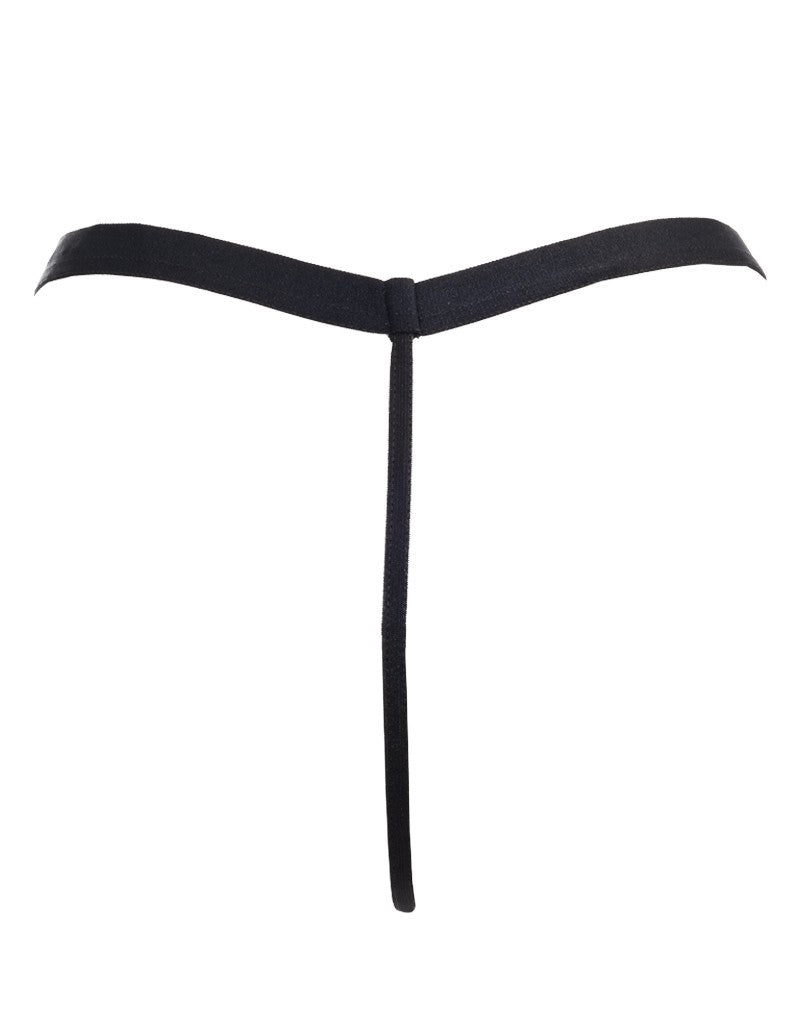 Amorable by Rimba - String met ritssluiting - One Size - Rood